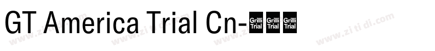 GT America Trial Cn字体转换 GT America Trial Cn字体转换